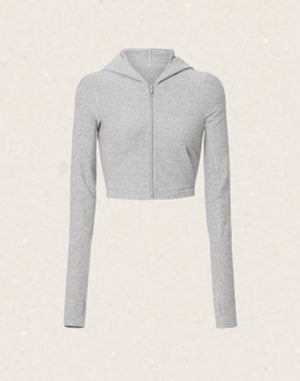 ALOSOFT SINCERE FITTED JACKET - GREY