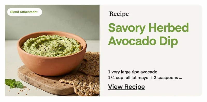 Savory Avocado Dip Recipe