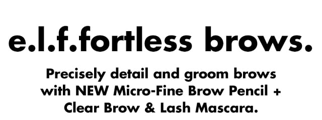 e.l.f.fortless brows. e.l.f.fortless brows.