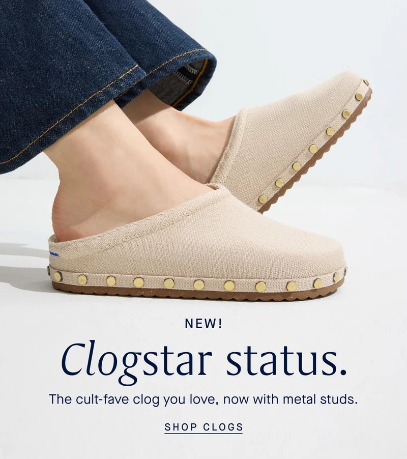 NEW! Clogstar status. The cult-fave clog you love, now with metal studs. SHOP CLOGS