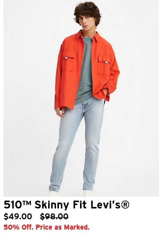 50% OFF SELECT STYLES