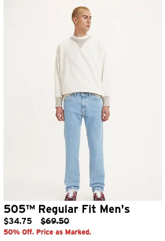 50% OFF SELECT STYLES