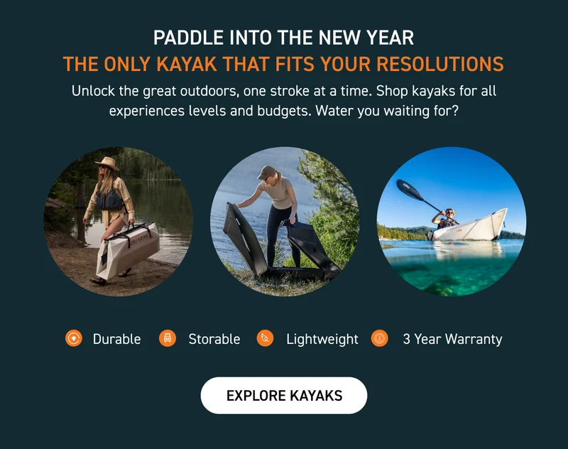 Free Carrying Pack + Paddle with any kayak purchase ($318 value) Free Carrying Pack + Paddle with any kayak purchase ($318 value)