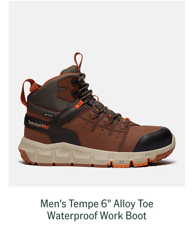 Men's Tempe 6" Alloy Toe Waterproof Work Boot