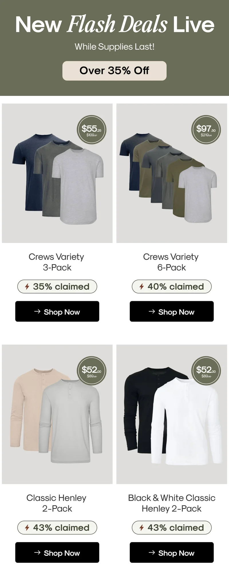 New Flash Deals Live