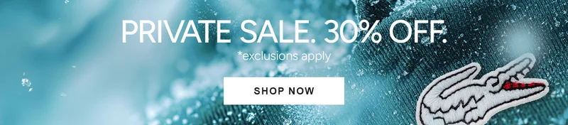 Private Sale, 30% Off. Shop Now.
