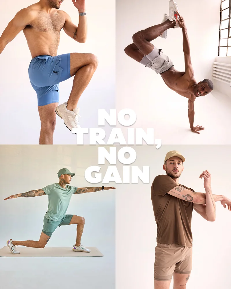 NO TRAIN, NO GAIN: Shop The World's Greatest Sport Short - THE ULTIMATE TRAINING SHORTS