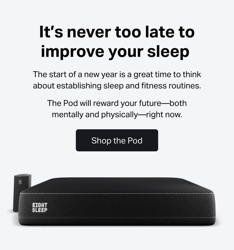It's never too late to improve your sleep.
