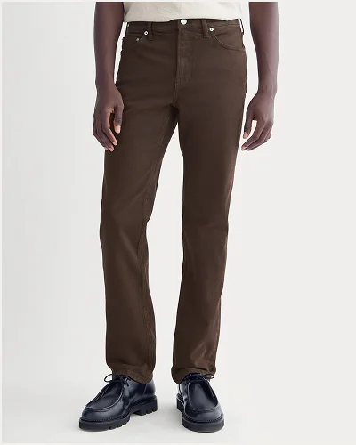 Image | The Organic Cotton Straight-Leg Jean | Coffee Bean