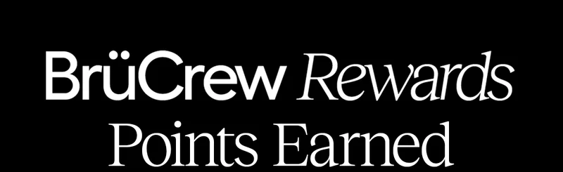 Brücrew Rewards Points Earned