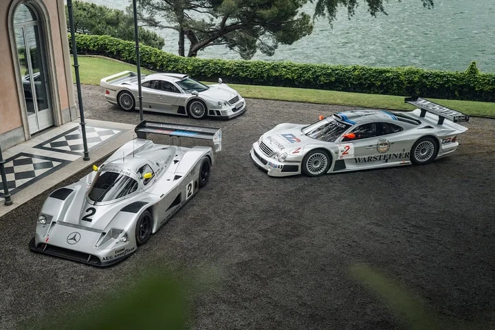 🏁 Mercedes-Benz Shows Off Rare CLK GTR Duo in Lake Como