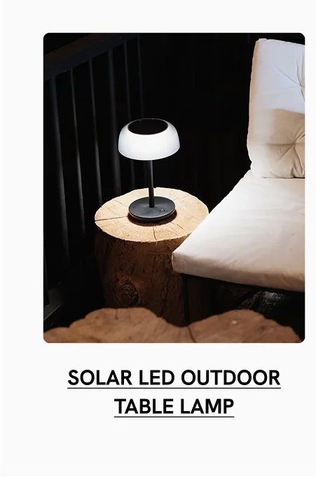 Solar LED Outdoor Table Lamp