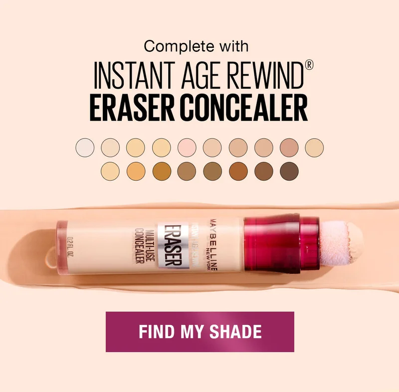 Complete with Instant Age Rewind Eraser Concealer