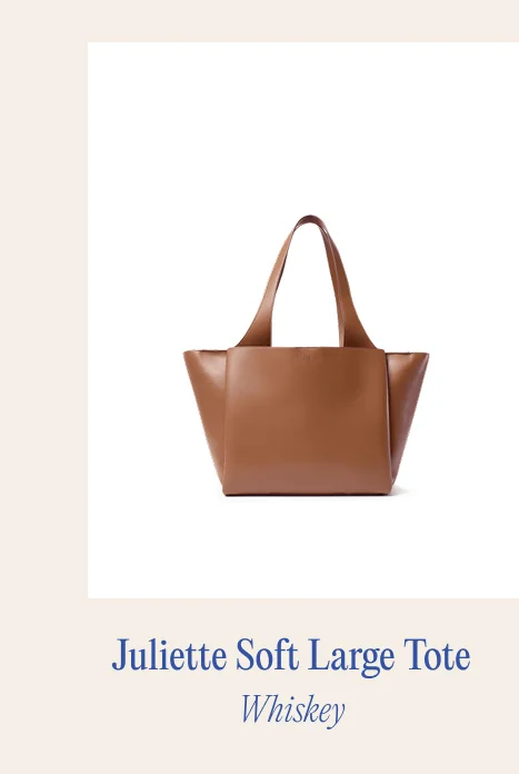 Juliette Soft Large Tote Whiskey