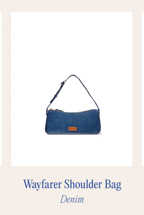 Wayfarer Shoulder Bag Denim