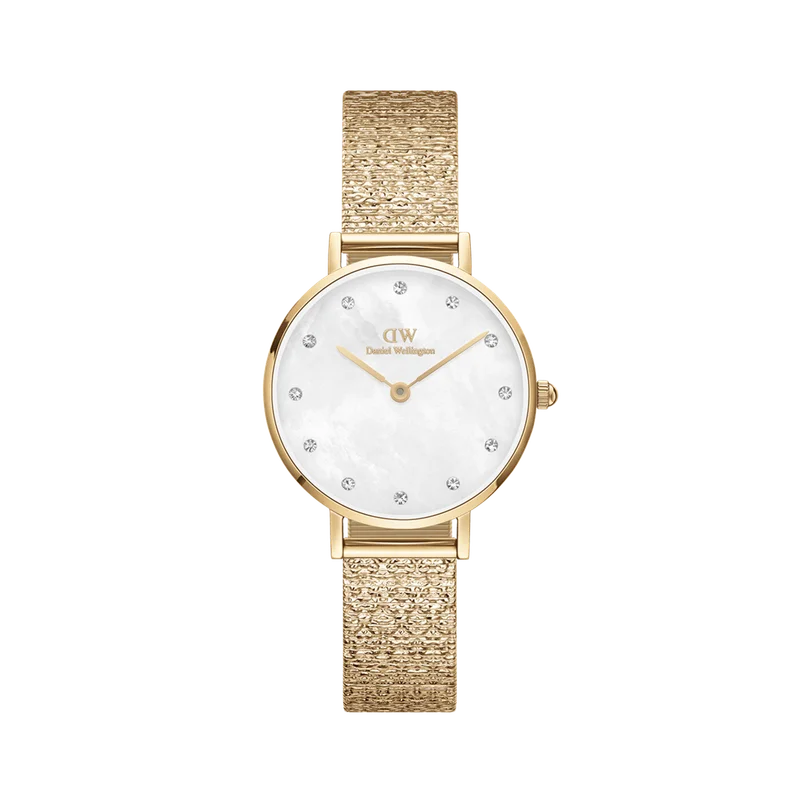 Image of Petite Lumine Pressed Piano White MoP Gold