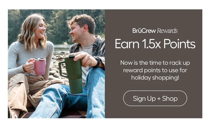 BrüCrew Rewards: Now is the time to rack up reward points to use for holiday shopping! - Sign Up + Shop
