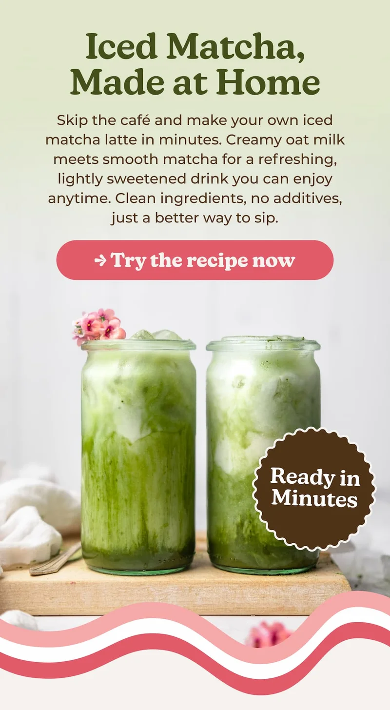 Iced Matcha, Made at Home