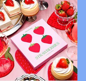 Strawberry Cocktail Napkins