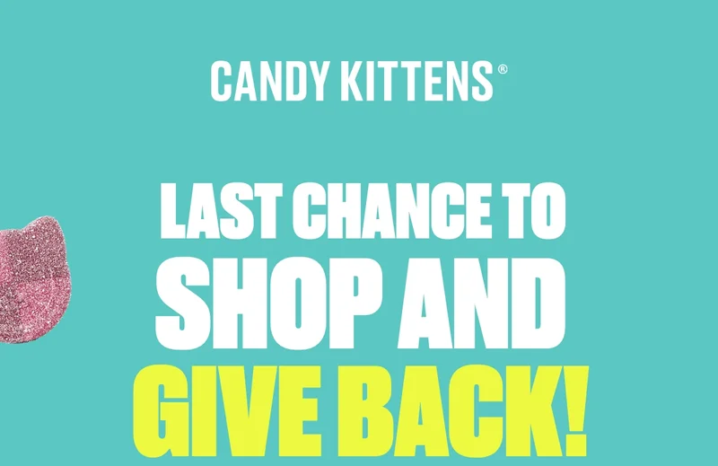 Last chance to shop and give back!