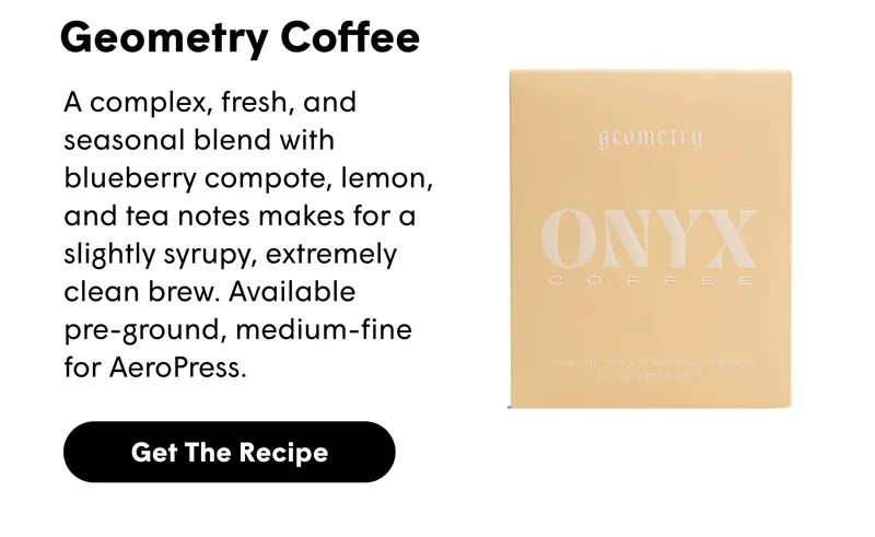 Onyx Coffee Lab Geometry Coffee