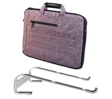 Digital Basics 2-in-1 Business Carrier w/ Laptop Stand for 17" Laptop