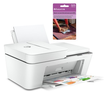 HP DeskJet All-in-One Printer with $25 Instant Ink Card