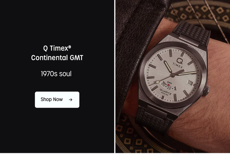 Q Timex Continental GMT | 1970s soul | Shop Now
