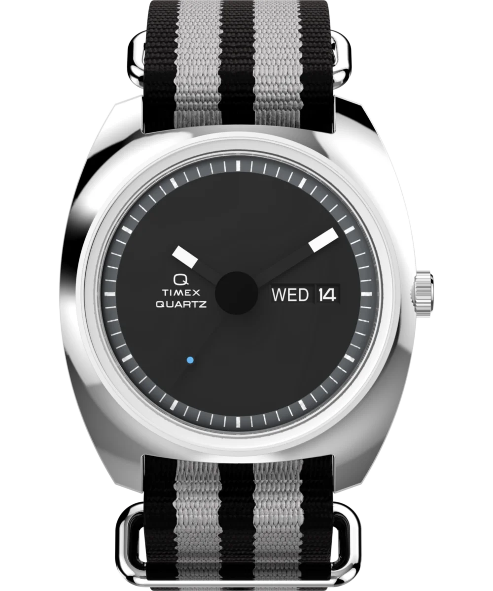 Image of Q Timex® 1975 Enigma 37mm Fabric Strap Watch