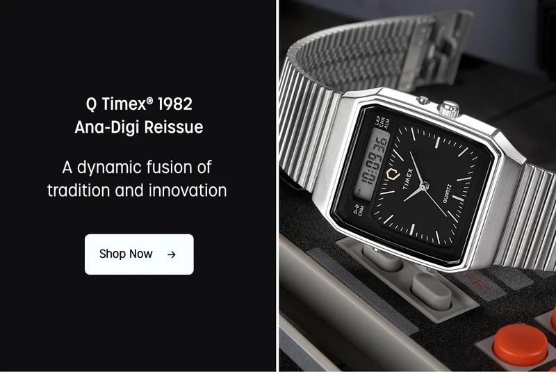Q Timex 1982 Ana-Digi Reissue | A dynamic fusion of tradition and innovation | Shop Now