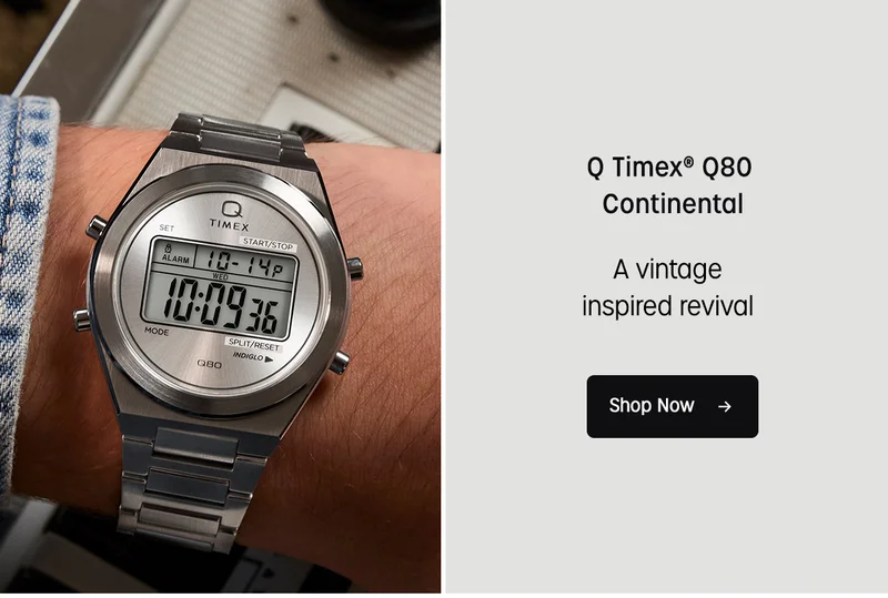 Q Timex Q80 Continental | A vintage inspired revival | Shop Now