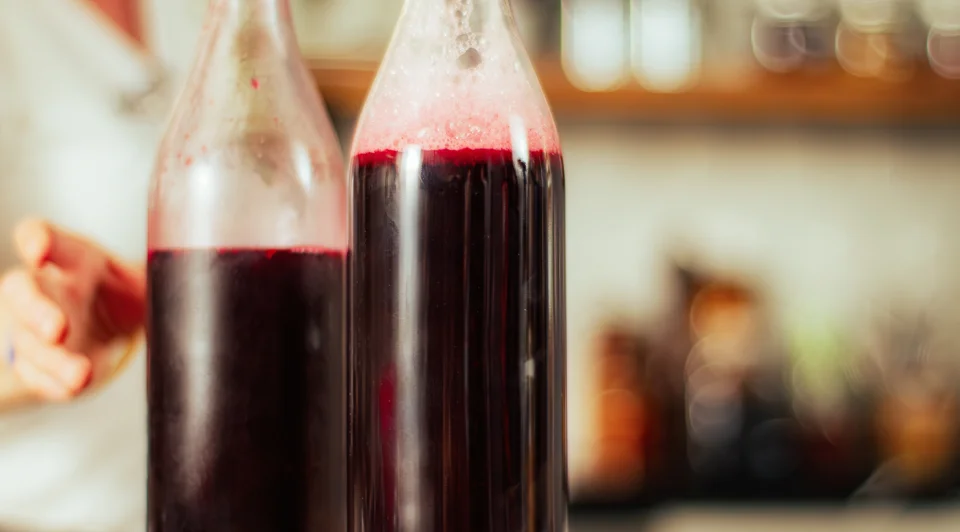 Kombucha bottles