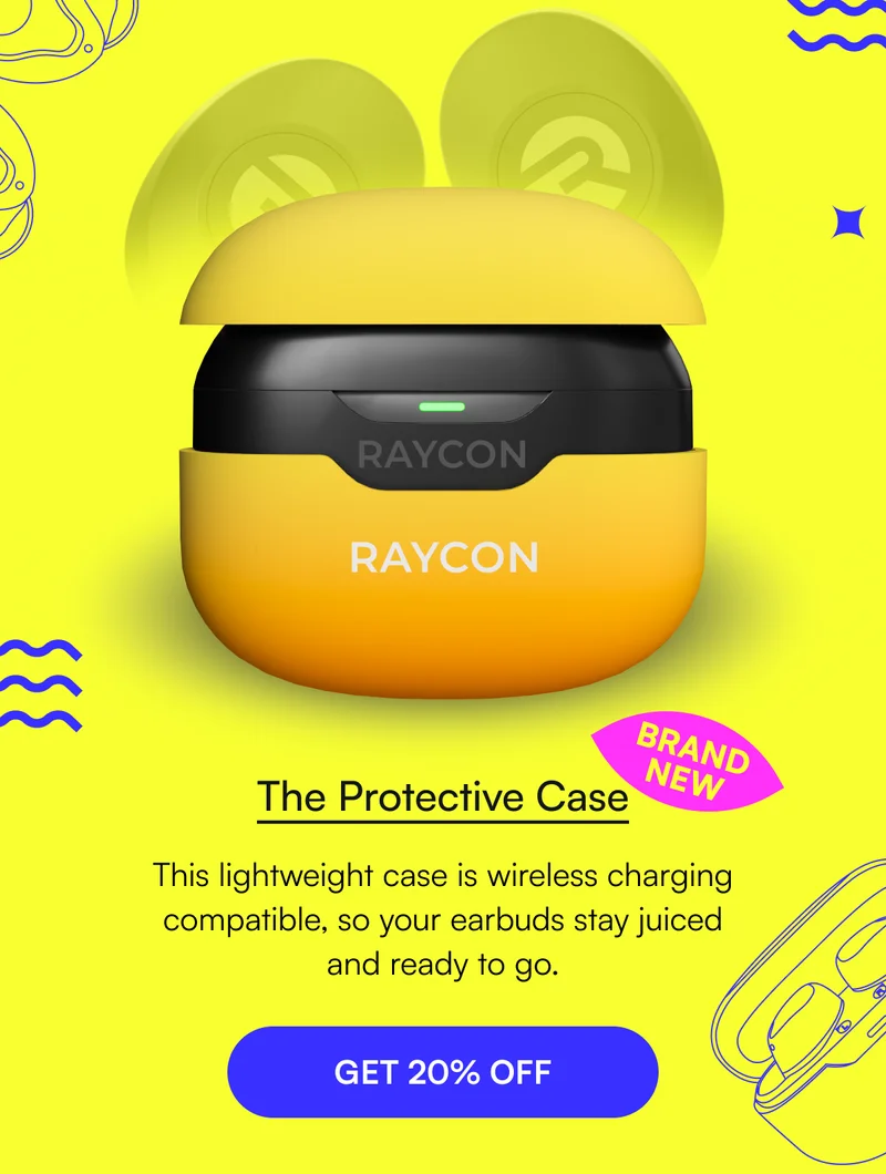 The Protective Case ➝ Brand New This lightweight case is wireless charging compatible, so your earbuds stay juiced and ready to go. [ GET 20% OFF ]