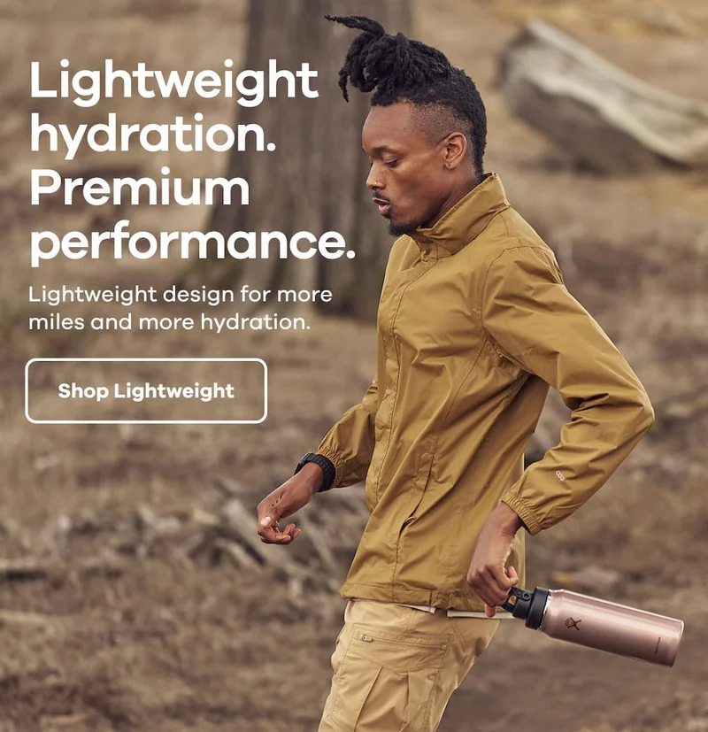 Lightweight hydration. Premium performance. Lightweight design for more miles and more hydration. | Shop Lightweight