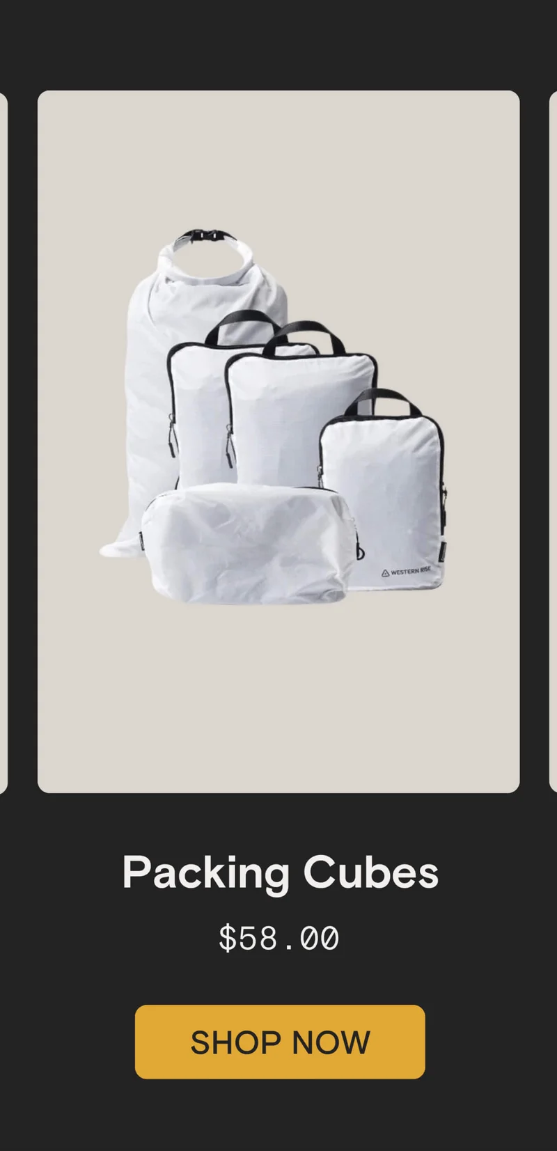 Packing Cubes