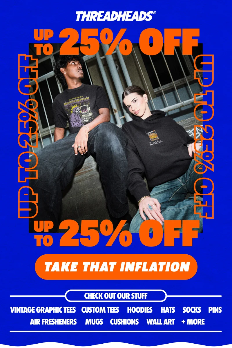 Get up to 25% off everything!