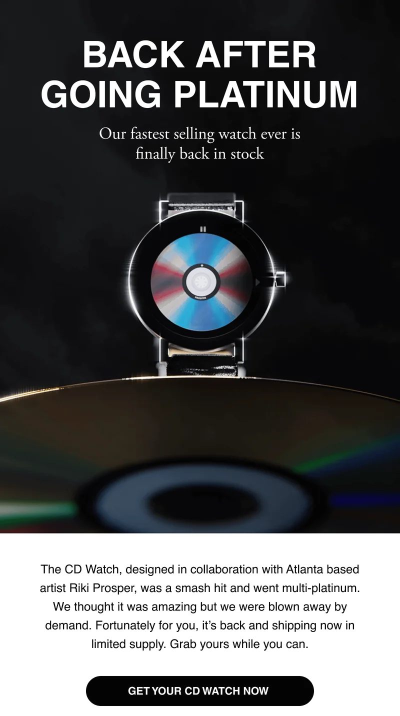 CD Watch by Rikki Prosper
