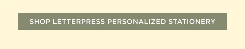 Shop Letterpress Personalized Stationery