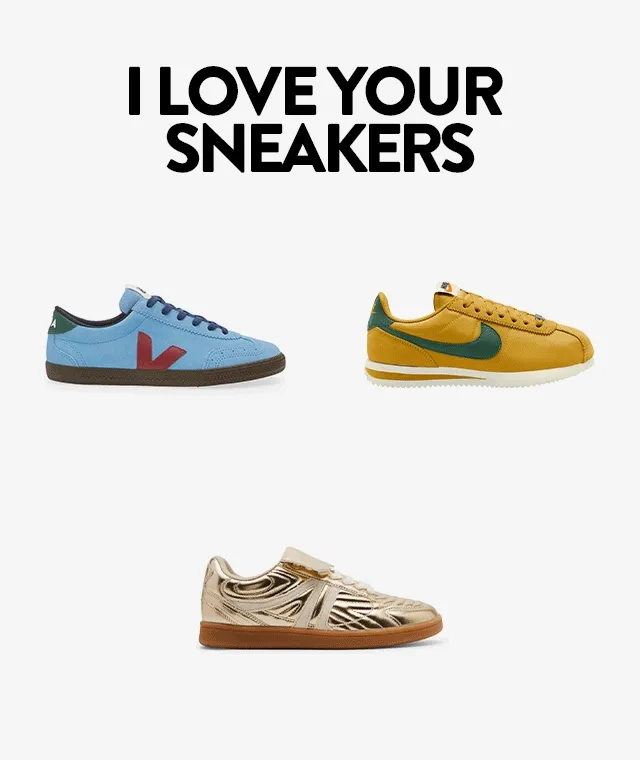 Sneakers for every mood. Six styles of fun sneakers.