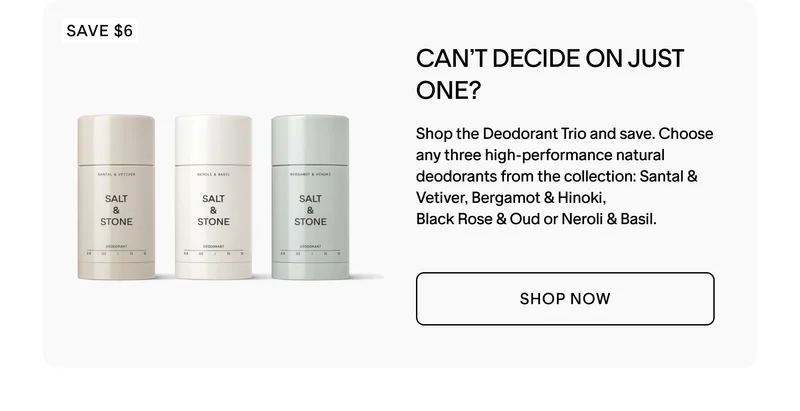 Deodorant Trio