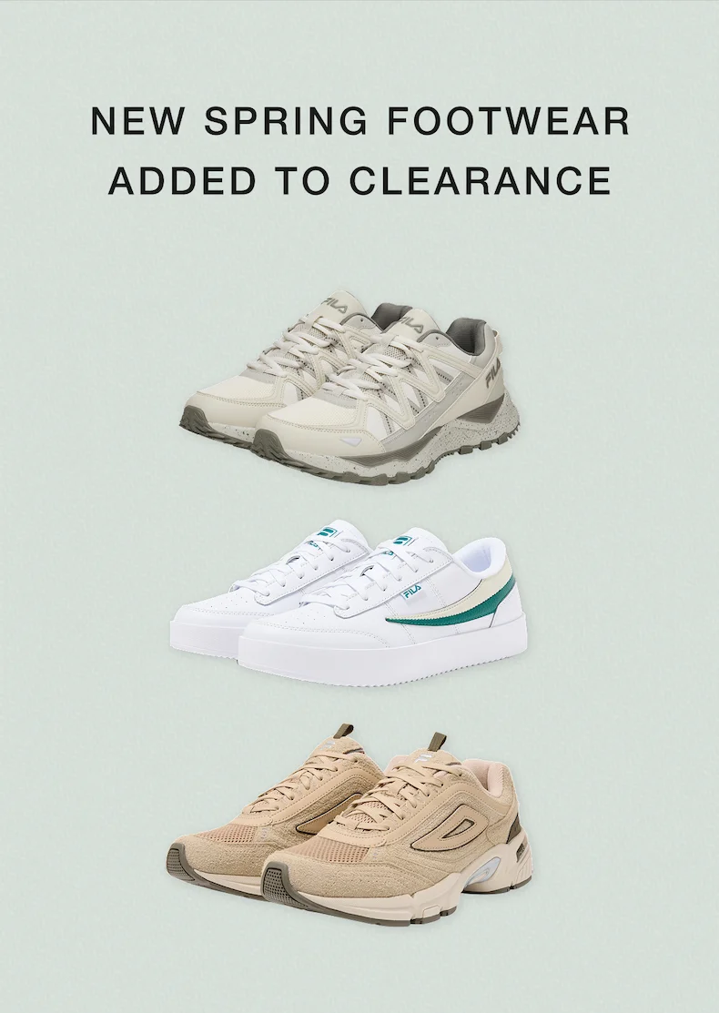 New Spring Footwear Added To Clearance