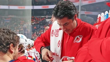 Equipment manager Chris Scoppetto set to play vital role for the U.S. men's hockey team Equipment manager Chris Scoppetto set to play vital role for the U.S. men's hockey team