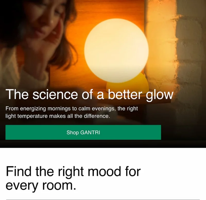 The science of a better glow | Find the right mood for every room.