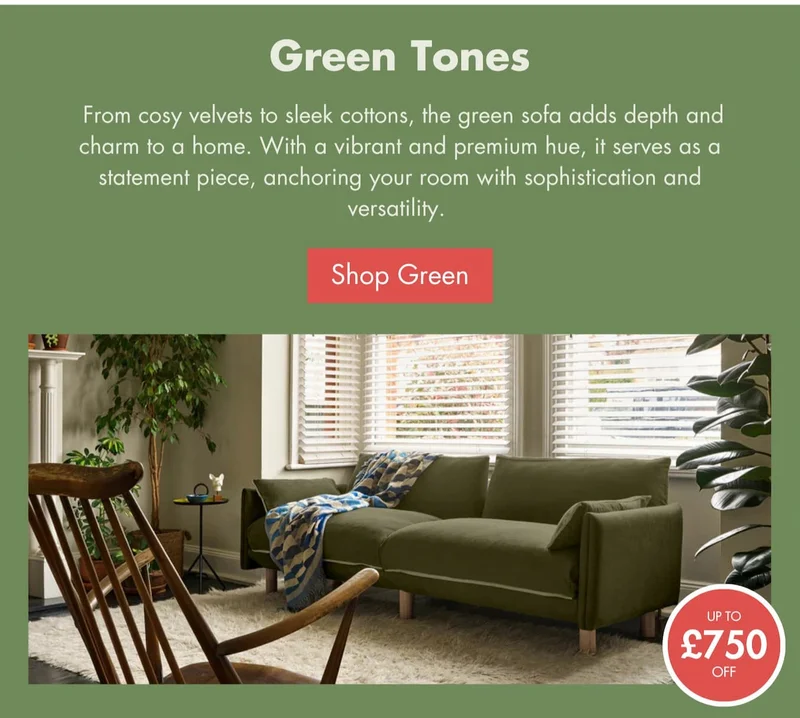 Green tones