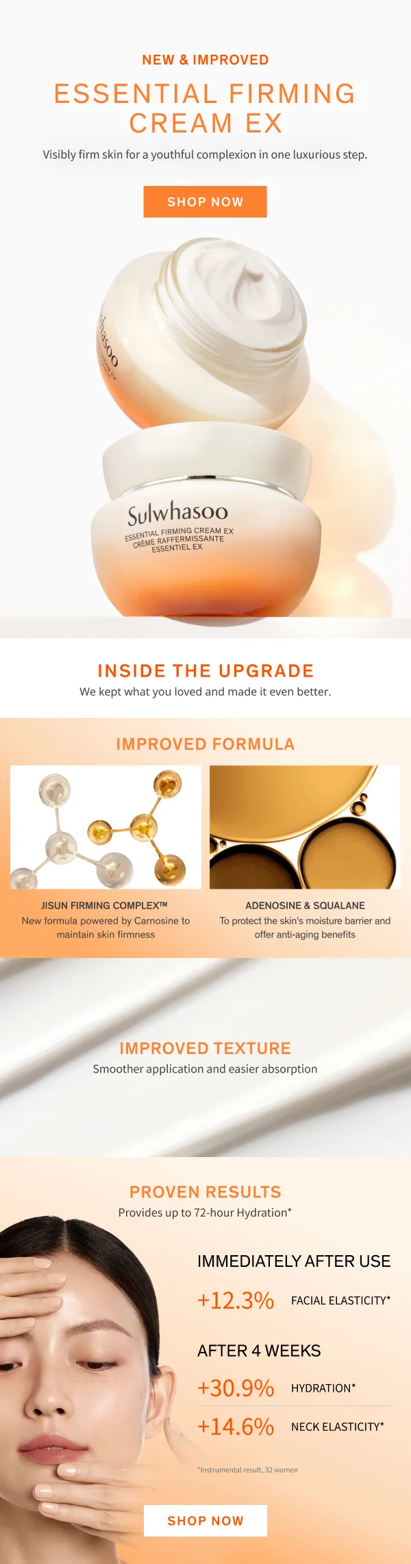 New & Improved: Essential Firming Cream EX