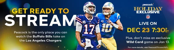 NFL Holiday Exclusive: Dec 23 7:30p ET
