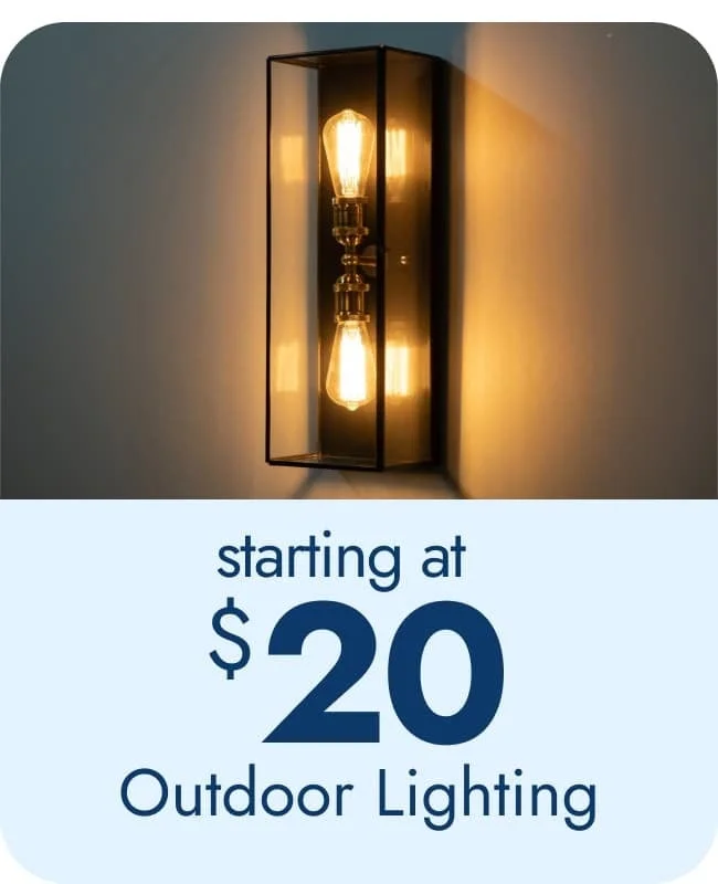 Shop Outdoor Lighting—Starting at $20