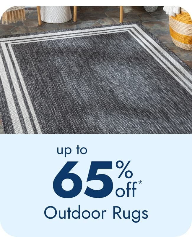 Shop Outdoor Rugs—Up to 65% Off