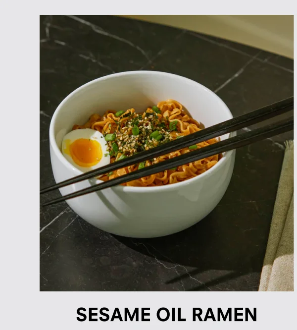 Spicy Sesame Oil Ramen Noodles