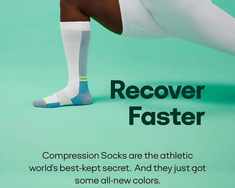 Recover Faster | Compression Socks are the athletic world's best-kept secret. And they just got some all-new colors.